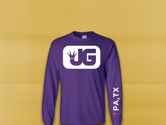 All Purple Long Sleeve With PA,TX